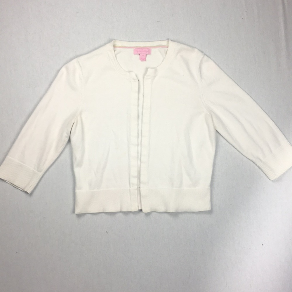 White Lilly Pulitzer Cardigan